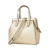 Bolsa Tote Com Estampa Monograma Para Mulheres, Bolsa Multifuncional De Cor Sólida, Bolsa De Ombro