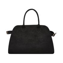 Bolsa Tote de Camurça e Couro - Alta Capacidade e Design Elegante para Viagem Bolsa Tote de Camurça e Couro - Alta Capacidade e Design Elegante para Viagem