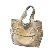Bolsa Tote De Corduroy De Grande Capacidade Para Mulheres, Bolsa De Ombro Multi-Compartimentos Bolsa Tote De Corduroy De Grande Capacidade Para Mulheres, Bolsa De Ombro Multi-Compartimentos