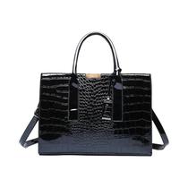 Bolsa Tote De Couro Vintage Feminina De Grande Capacidade Com Padrão De Crocodilo, Bolsa De Ombro Bolsa Tote De Couro Vintage Feminina De Grande Capacidade Com Padrão De Crocodilo, Bolsa De Ombro