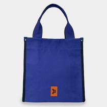 Bolsa Tote De Lona Azul