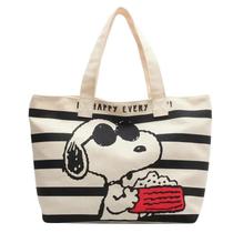 Bolsa Tote de Lona Disney Snoopy - Grande Capacidade para Mulheres e Estudantes