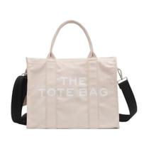 Bolsa tote de lona impermeável com alça de ombro ajustável - grande Bolsa tote de lona impermeável com alça de ombro ajustável - grande