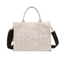 Bolsa tote de lona impermeável com alça de ombro ajustável - média Bolsa tote de lona impermeável com alça de ombro ajustável - média