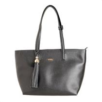 Bolsa Tote Dm Tassel Preta Bolsa Tote Dm Tassel Preta