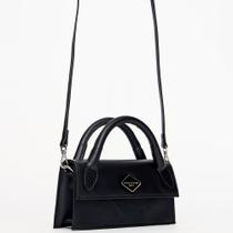 Bolsa Tote Easy Lança Perfume Resina Ou25 Preto Feminino Bolsa Tote Easy Lança Perfume Resina Ou25 Preto Feminino
