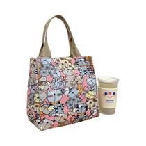 Bolsa Tote Elegante para Mulheres com Estampa de Gato - Bolsa Portátil para Mães