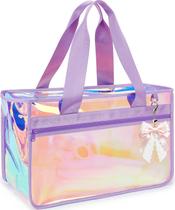 Bolsa Tote Fammart 48x20x30 cm Iridescente Impermeável Bolsa Tote Fammart 48x20x30 cm Iridescente Impermeável