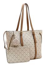Bolsa Tote Feminina Chenson 3485499 Monograma Necessaire Cor:Bege Bolsa Tote Feminina Chenson 3485499 Monograma Necessaire Cor:Bege