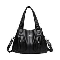 Bolsa Tote Feminina de Couro Macio - Designer, Luxo e Alta Qualidade (2 Camadas) Bolsa Tote Feminina de Couro Macio - Designer, Luxo e Alta Qualidade (2 Camadas)