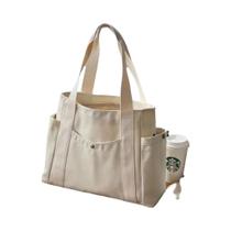 Bolsa Tote Feminina de Lona - Grande Capacidade, Estilo Floresta, Versátil