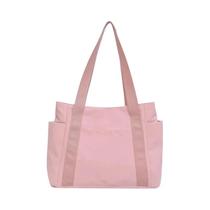 Bolsa Tote Feminina De Nylon De Cor Sólida De Grande Capacidade 2024 Bolsa De Ombro Simples Para