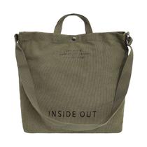 Bolsa Tote Feminina Grande Capacidade de Lona Ombro Casual Leve e Resistente Estudantes Academia Trabalho