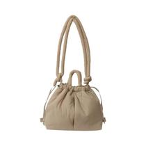 Bolsa Tote Feminina Grande de Nylon com Cordão - Bolsa Crossbody e de Ombro - Moda 2024