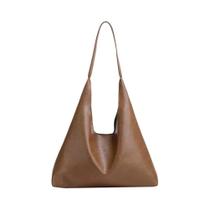 Bolsa Tote Feminina Grande em PU - Couro Macio e Fecho Simples