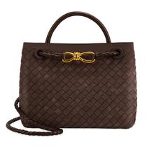 Bolsa Tote LEESTUTY em Couro Suede Trançado 25x10x19cm Bolsa Tote LEESTUTY em Couro Suede Trançado 25x10x19cm