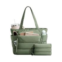 Bolsa Tote Leve E Resistente À Água De Grande Capacidade Para Mulheres Com Múltiplos Bolsos E Porta