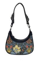 Bolsa Tote Lirasol Ombro material ecológico Preto Palmeira