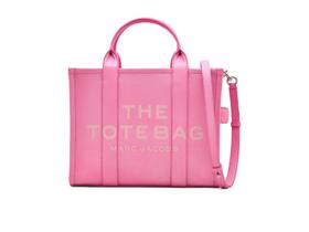 Bolsa Tote Marc Jacobs The Leather Média Rosa Pétala Bolsa Tote Marc Jacobs The Leather Média Rosa Pétala