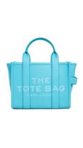 Bolsa Tote Marc Jacobs The Small em Couro Pebble Azul Bolsa Tote Marc Jacobs The Small em Couro Pebble Azul