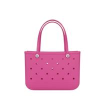 Bolsa tote média em eva impermeável domum rosa - 330213 - 36x13x31cm