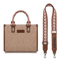 Bolsa Tote Montana West Wrangler AR-WG205-8250KH/DBR para Mulher Bolsa Tote Montana West Wrangler AR-WG205-8250KH/DBR para Mulher