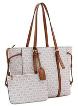 Bolsa tote ombro feminina chenson 3484755 + necessaire