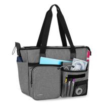 Bolsa Tote para Enfermera Trunab con Compartimento Acolchado para Laptop de 15.6" Gris