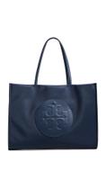 Bolsa tote Tory Burch Ella azul-marinho 43 x 33 x 11 cm com alça de ombro Bolsa tote Tory Burch Ella azul-marinho 43 x 33 x 11 cm com alça de ombro