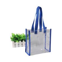 Bolsa Tote Transparente De PVC De Grande Capacidade, Bolsa De Gelatina Para Cosméticos, Compras E