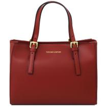 Bolsa Tote Tuscany Leather Aura Vermelha Bolsa Tote Tuscany Leather Aura Vermelha