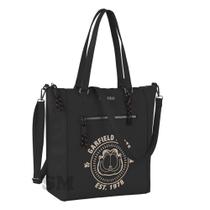 Bolsa Totebag Moderna Casual Coleção Garfield Preta - Semax