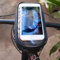 Bolsa touch celular bike quadro / guidão
