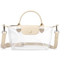 Bolsa transparente aprovada pelo BOSTANTEN Stadium Small Crossbody Nude Bolsa transparente aprovada pelo BOSTANTEN Stadium Small Crossbody Nude