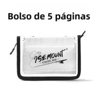 Bolsa Transparente Impermeável De PVC Para Armazenamento De Iscas De Pesca Com Divisórias Internas -