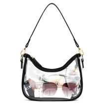 Bolsa Transparente KKXIU em PVC com Alças Ajustáveis para Estádio Bolsa Transparente KKXIU em PVC com Alças Ajustáveis para Estádio