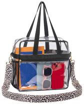 Bolsa transparente Sacola transparente Paxiland para eventos em estádios 30x15x30cm