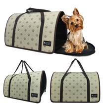 Bolsa Transporte de Pet Cachorro Gato Viagem Avião Gol Azul Latam Carro Ônibus Marítima Rf03-4