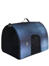 Bolsa Transporte I Love Pet Design- Cães E Gatos/ Jeans- G