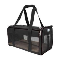 Bolsa Transporte Para Pet Viagem Preta Duke & Dixie