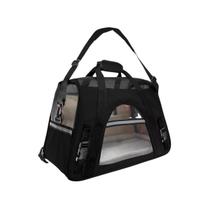 Bolsa Transporte Pet 52x35x25 Passeio Viagem Carro Avião para Cães e Gatos