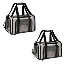 Bolsa Transporte Pet Avião Viagem Para Cachorros E Gatos Cab