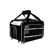 Bolsa Transporte Pet Embarque Cabine Avião Medida Lufthansa - PRETO - DOGFLY