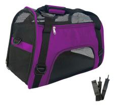 Bolsa Transporte Pet Gato Cães Caixa 47x30x25cm Cachorros