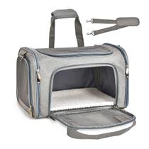 Bolsa Transporte Pet Gato Cães Caixa Avião 47x28x28cm Luxo