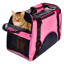 Bolsa Transporte Pet Grande Até 8kg Para Cachorro Gato Nylon