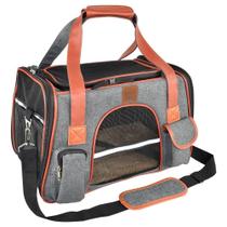 Bolsa Transporte Pet Luxo Grande Cães Gatos Carro Avião