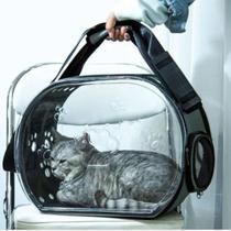 Bolsa Transporte Transparente Cachorro Gato Pet P - Até 5kg