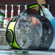 Bolsa Transporte Transparente Cachorro Gato Pet P - Até 5kg