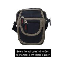 Bolsa transversal 5 divisões regulavél masculino feminino